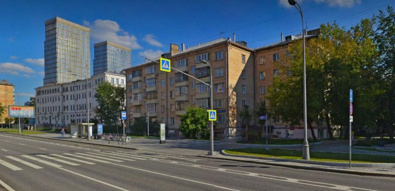 фасад дома, здание по адресу г Москва, Звенигородское шоссе, д 7